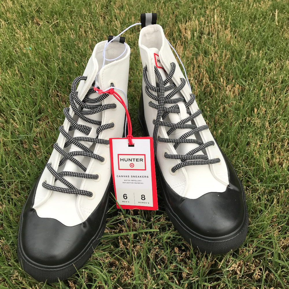 Hunter for Target Adult Usx White Sneakers New OBO